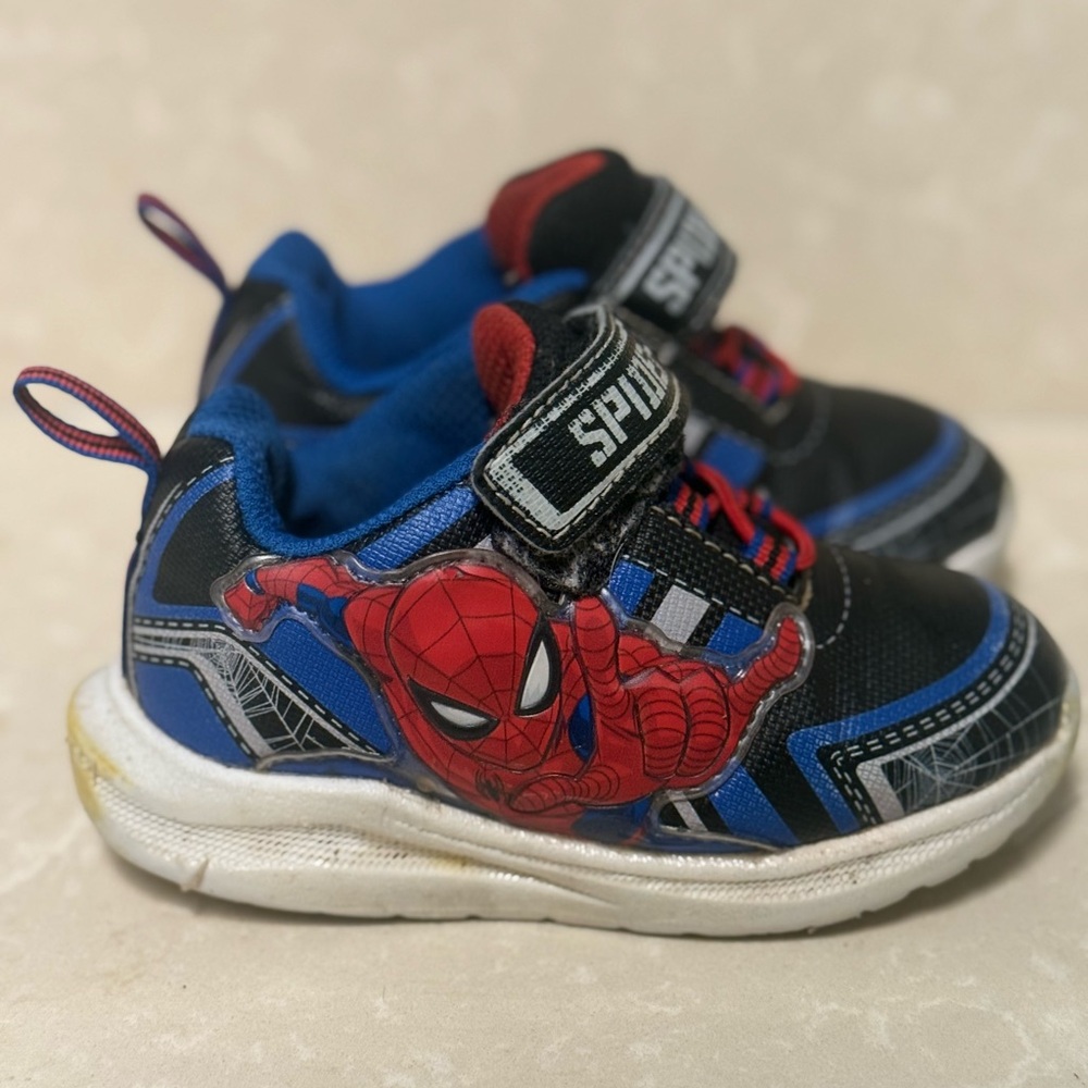 Spider-Man Kids Shoes - Black and Blue